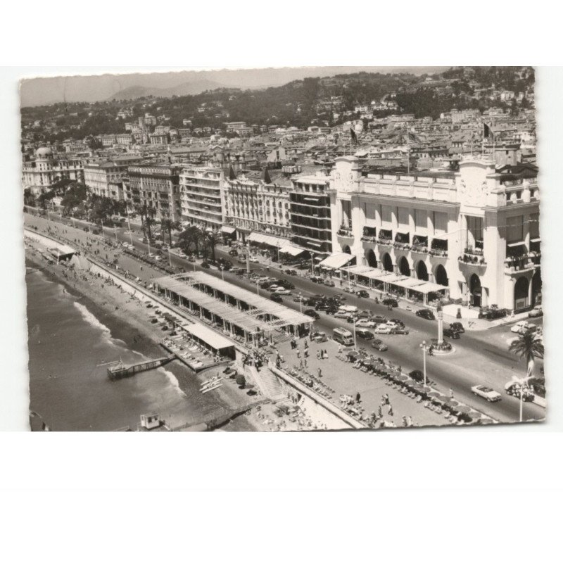 NICE: palais de la méditerranée vue aérienne 10x15 - état