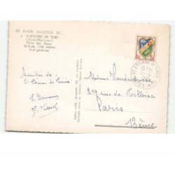 SAINT-ETIENNE-de-TINEE: perle des alpes, vue générale vue aérienne 10x15 - très bon état
