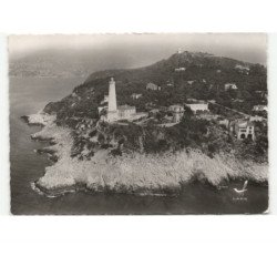 SAINT-JEAN-CAP-FERRAT: le phare vue aérienne 10x15 - très bon état