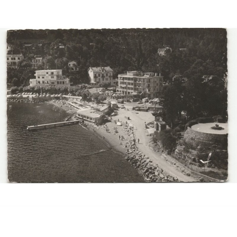 THEOULE: la plage vue aérienne 10x15 - très bon état