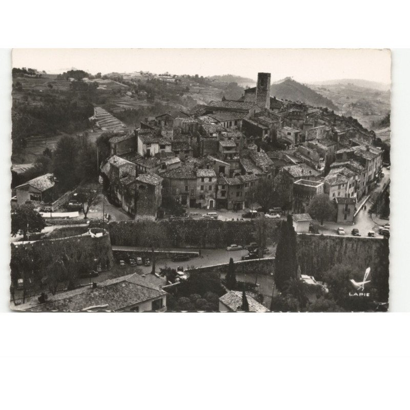 SAINT-PAUL-de-VENCE: vue aérienne 10x15 - état