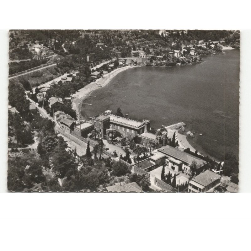 THEOULE: vue générale et château vue aérienne 10x15 - très bon état