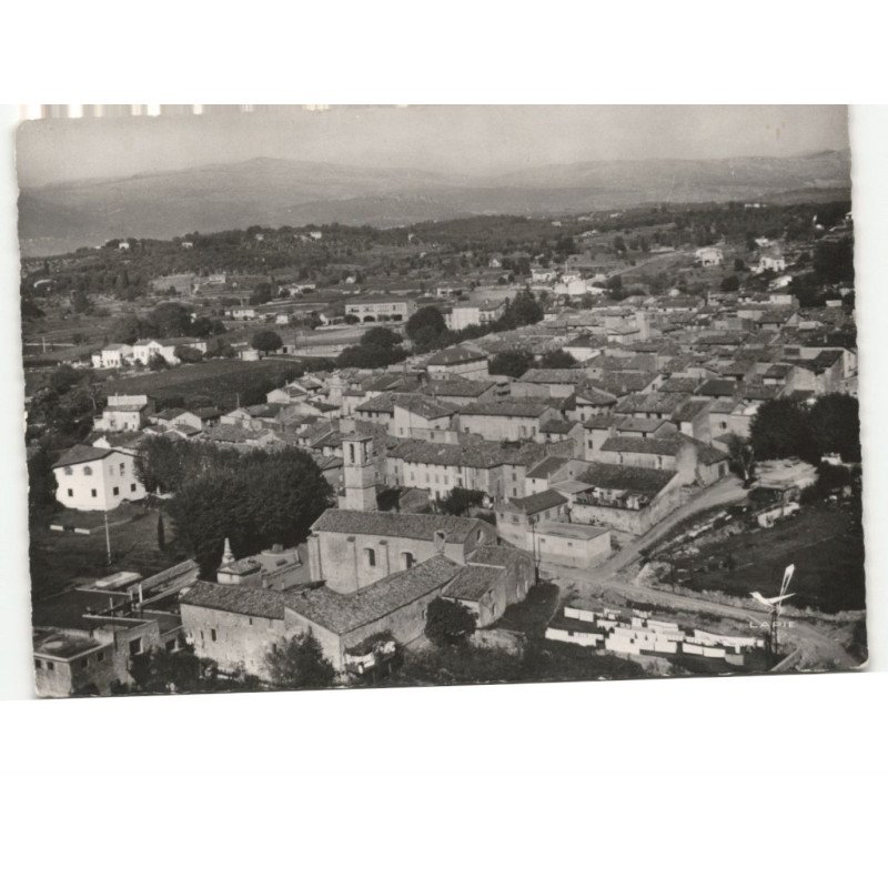 VALBONNE: vue générale vue aérienne 10x15 - très bon état
