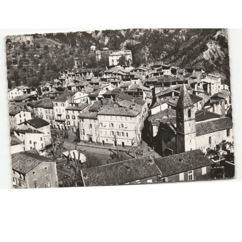 VILLARS-sur-VAR: le village vue aérienne 10x15 - très bon état