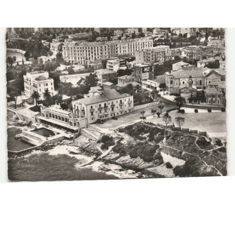BEAULIEU-sur-MER: vue générale, la réserve vue aérienne 10x15 - très bon état
