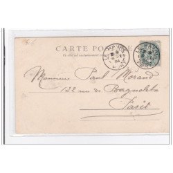 HAVRE : hotel de l'aigle d'or, 32 et 34 rue de paris, omnibus de l'hotel a la gare, a droite de la sortie -tres bon etat