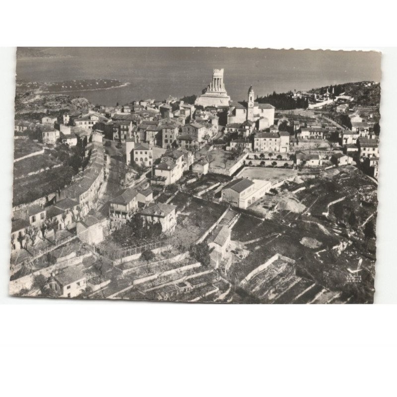 LA TURBIE: vue générale vue aérienne 10x15 - très bon état