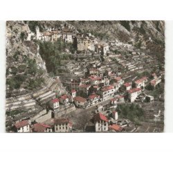 TOUET-sur-VAR: le village sarrazin vue aérienne 10x15 - très bon état