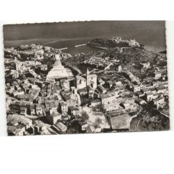 LA TURBIE: l'église, le trophée d'auguste vue aérienne 10x15 - très bon état