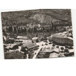 ROSANS: le centre du village, l'église vue aérienne 10x15 - très bon état