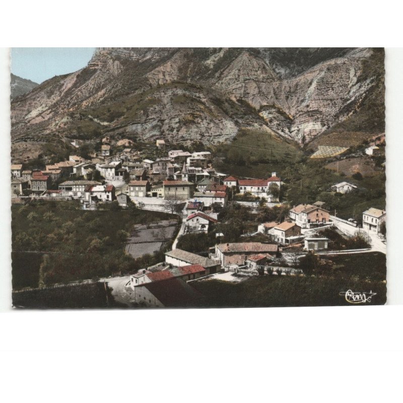 TRESCLEOUX: vue générale vue aérienne 10x15 - très bon état