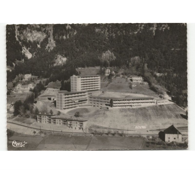 BRIANCON-FORVILLE: cité climatique le sana "rhône-azur" vue aérienne 10x15 - très bon état