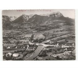 EMBRUN: les crottes vallée de la durance le grand morgon vue aérienne 10x15 - très bon état