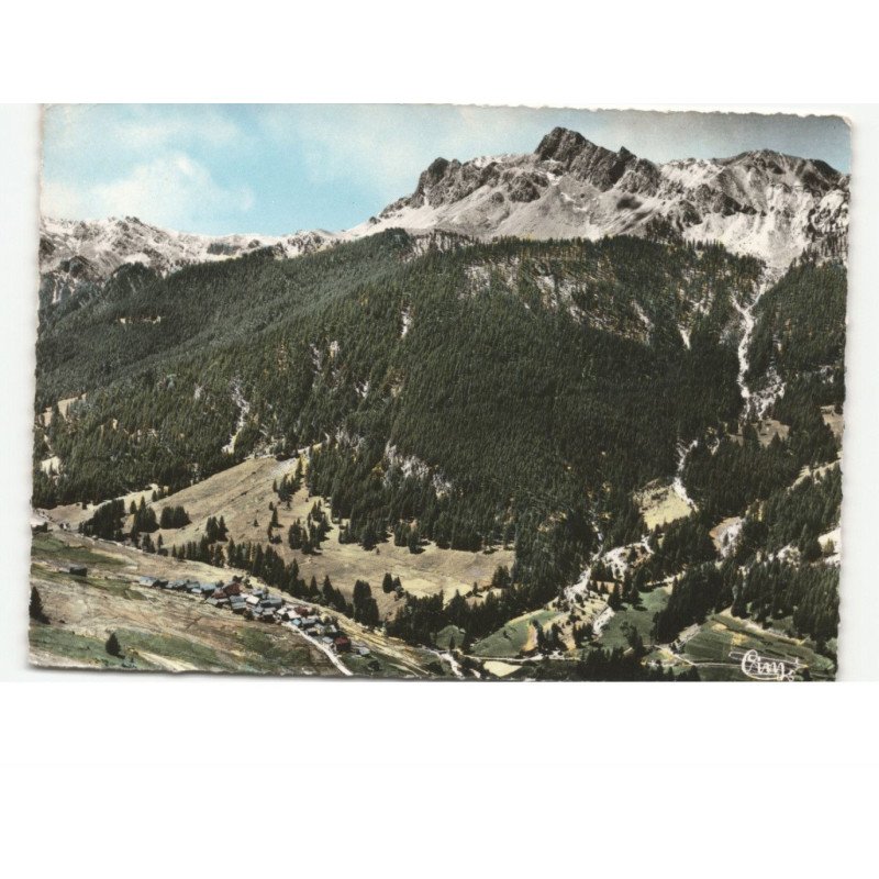 MOLINES: le pic de rassis vue aérienne 10x15 - très bon état