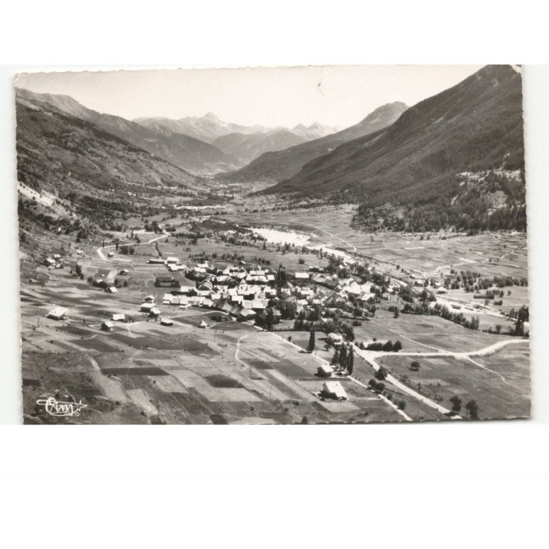 MONETIER-les-BAINS: vue génbérale et vallée de la guisanne vue aérienne 10x15 - état