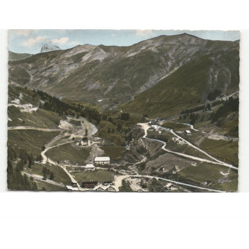 LA FOUX D'ALLOS: vue générale vue aérienne 10x15 - trsè bon état