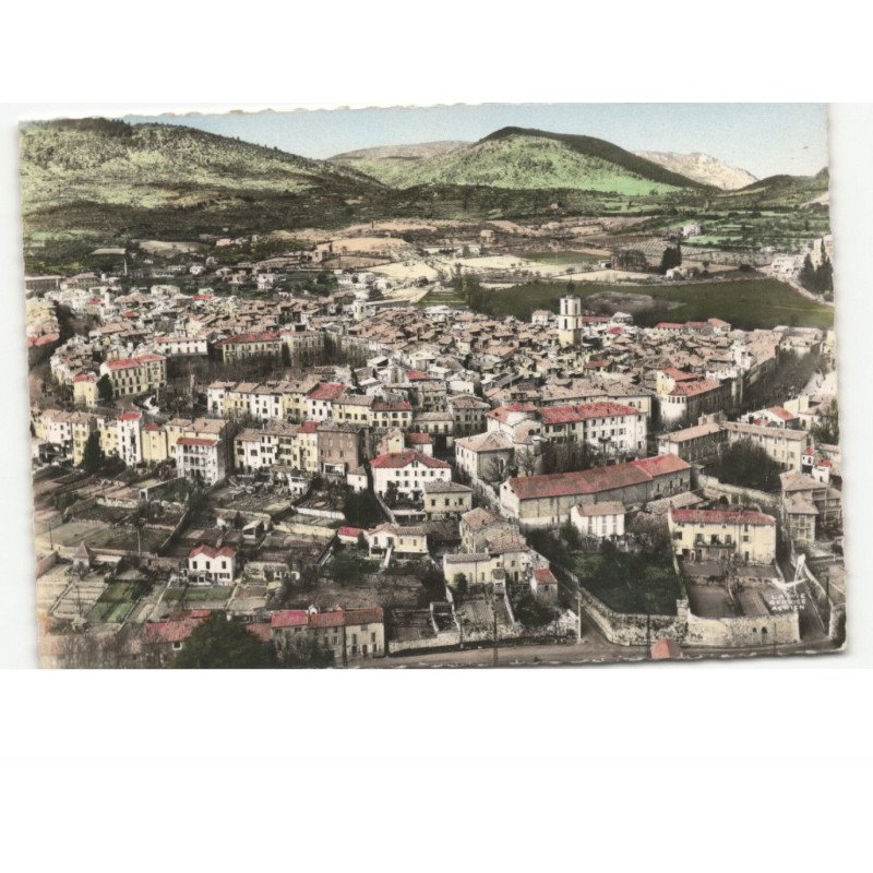 MANOSQUE: vue générale vue aérienne 10x15 - trsè bon état