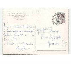 SAINT-ETIENNE-les-ORGUES: vue générale vue aérienne 10x15 - très bon état