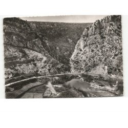 QUINSON: le pont sur le verdon vue aérienne 10x15 - trsè bon état