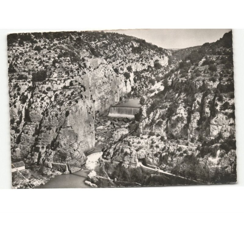 QUINSON: le barrage sur le verdon vue aérienne 10x15 - état