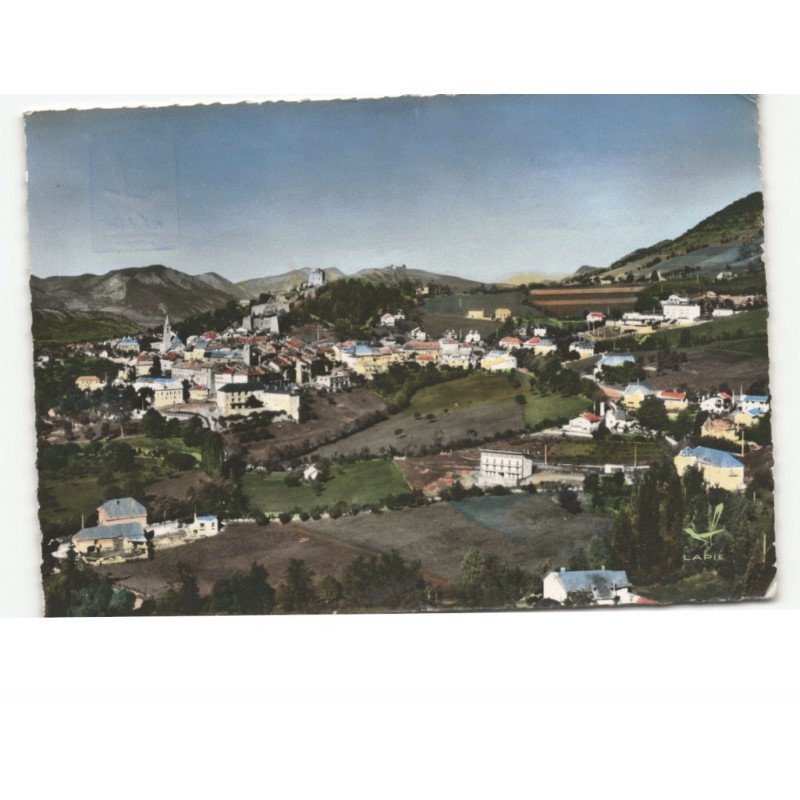 SEYNE-les-ALPES: vue générale et au premier plan l'établissement air et soleil vue aérienne 10x15 - très bon état