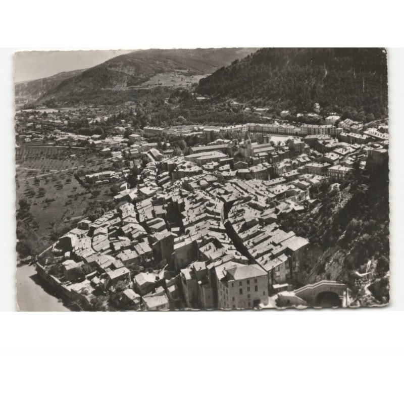 SISTERON: vue générale vue aérienne 10x15 - très bon état