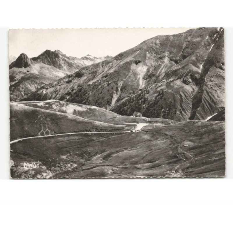 COL D'ALLOS: le col vue aérienne 10x15 - très bon état
