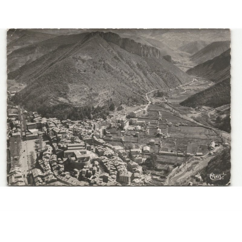 DIGNE: générale et la vallée des eaux-chaudes vue aérienne 10x15 - état
