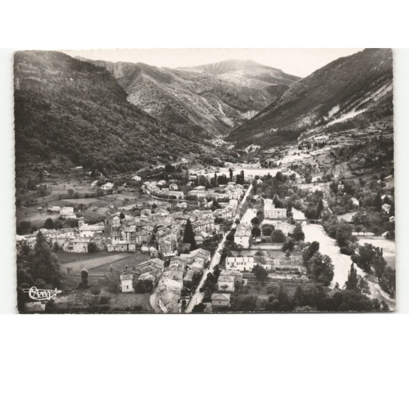 ANNOT: vue panoramique et la vallée au fond saint-jean vue aérienne 10x15 - très bon état