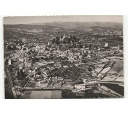 FORCALQUIER: vue panoramique vue aérienne 10x15 - très bon état