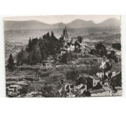 FORCALQUIER: notre-dame de provence vue aérienne 10x15 - très bon état