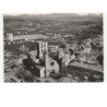 FORCALQUIER: l'église la place les silos vue aérienne 10x15 - très bon état