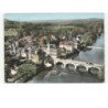 LARCHE: vue générale le pont sur la vézère vue aérienne 10x15 - très bon état