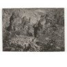 MOUSTIERS-SAINTE-MARIE: entrée du vallon de notre-dame et gorges du riou vue aérienne 10x15 - très bon état