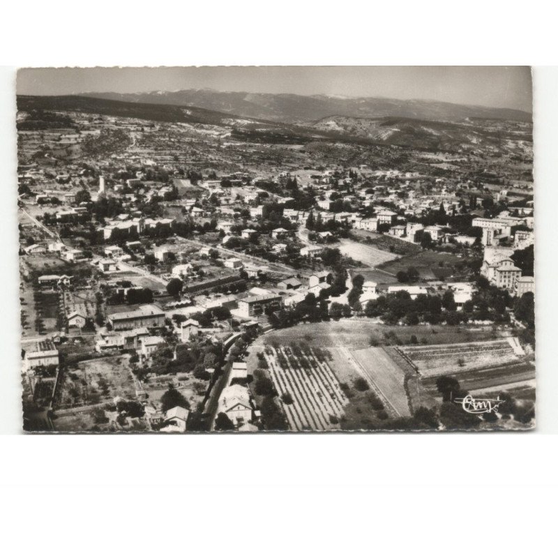 FORCALQUIER: vue aérienne 10x15 - très bon état