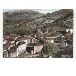THOARD: vue générale montagne de géruen vue aérienne 10x15 - très bon état