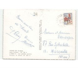 THOARD: vue générale montagne de géruen vue aérienne 10x15 - très bon état