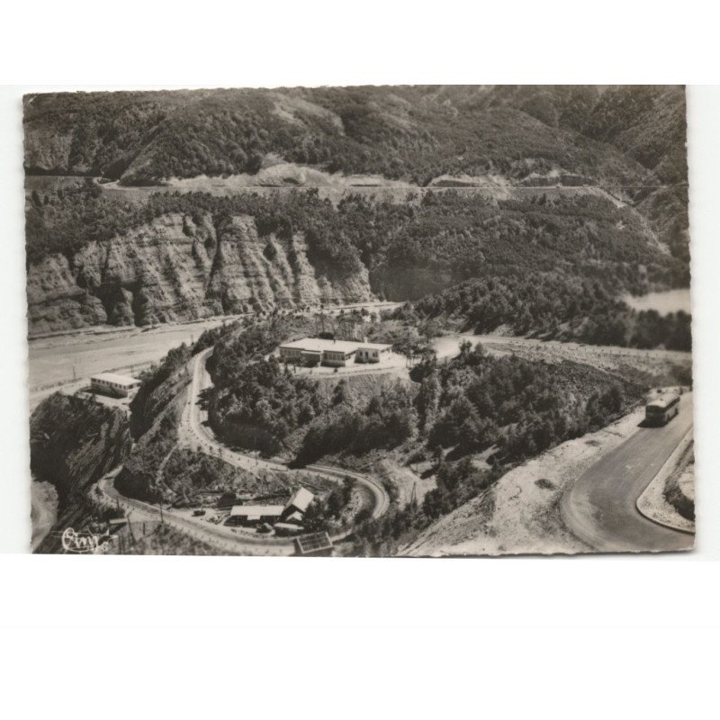 SERRE-PONCON: route du belvédère vue aérienne 10x15 - très bon état