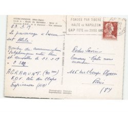 SERRE-PONCON: route du belvédère vue aérienne 10x15 - très bon état