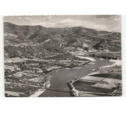 VOLONNE: la durance vue aérienne 10x15 - très bon état