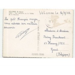 VOLONNE: la durance vue aérienne 10x15 - très bon état