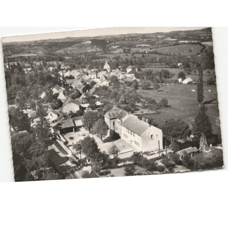 LE BREUIL: le groupe scolaire et vue générale vue aérienne 10x15 - très bon état