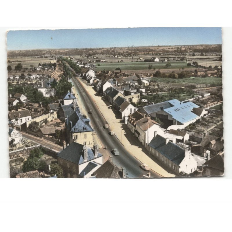 BESSAY-sur-ALLIER: route de moulins vue aérienne 10x15 - très bon état