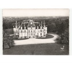 BESSON: le château de bostz vue aérienne 10x15 - très bon état