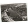 CHATEL-de-NEUVRE: le pont sur l'allier et la plage vue aérienne 10x15 - très bon état
