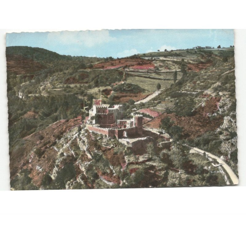 CHOUVIGNY: le vieux château vue aérienne 10x15 - très bon état
