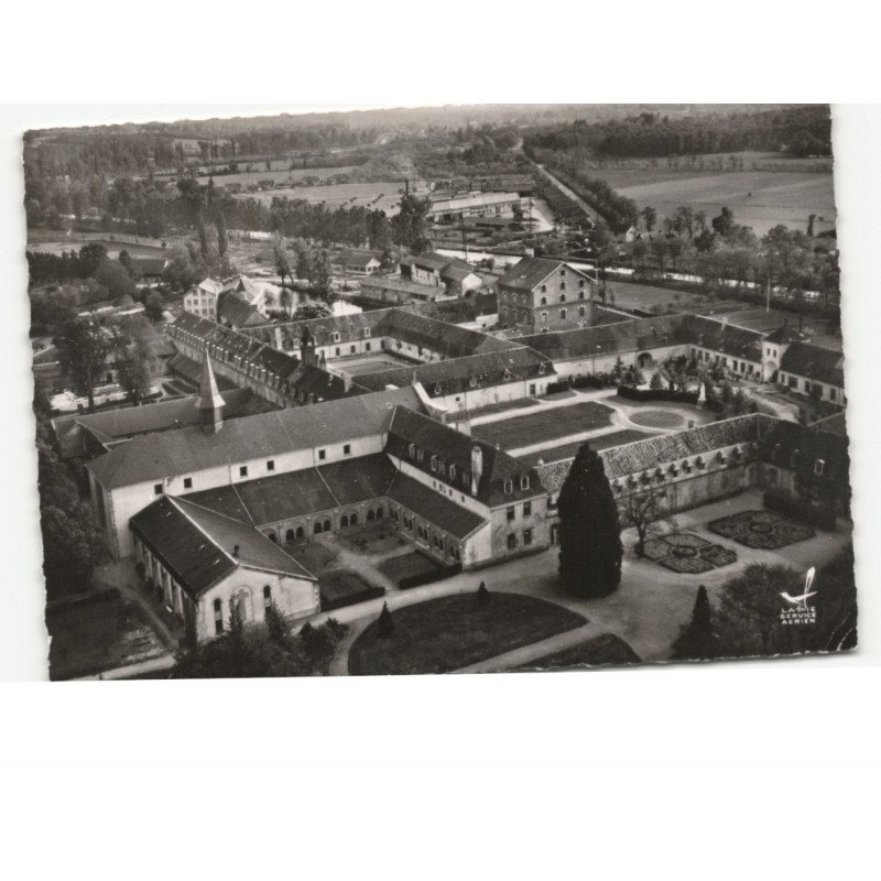 DIOU: abbaye de sept-fons vue aérienne 10x15 - très bon état