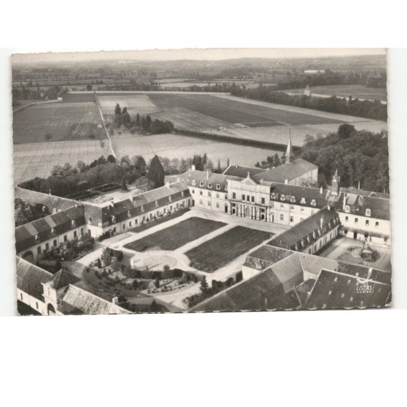 environs de DOMPIERRE-sur-BESBRE: abbaye de sept-fons vue aérienne 10x15 - très bon état