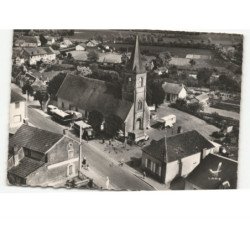 GANNAY-sur-LOIRE: l'église vue aérienne 10x15 - état