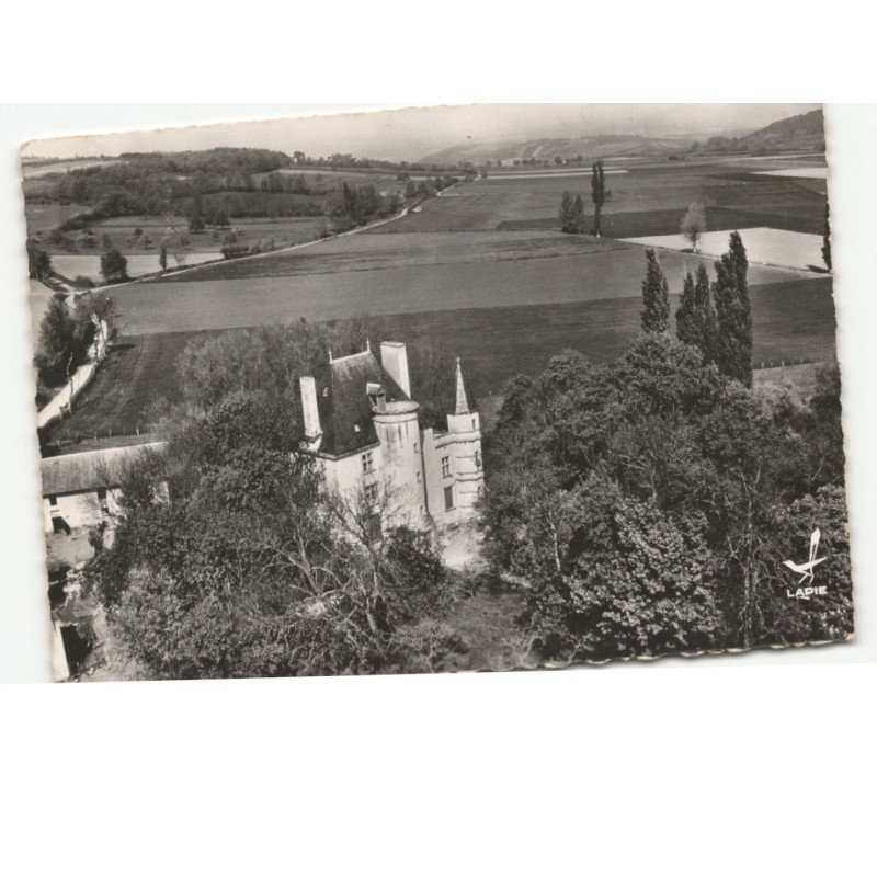 MAZERIER: le château vue aérienne 10x15 - très bon état
